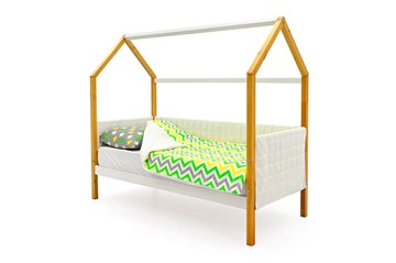 Детская кровать-домик «Svogen белая-дерево» мягкая в Туле