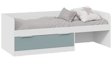 Кроватка Марли Тип 1 (Белый/Серо-голубой) в Туле