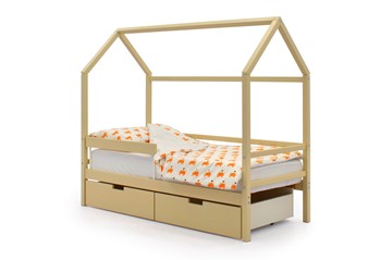 Кровать-домик в детскую Svogen бежевый в Туле
