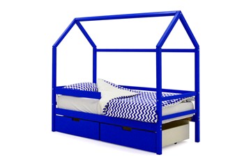 Кровать-домик в детскую Svogen синий в Туле