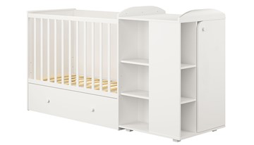 Кровать-трансформер детская с комодом POLINI Kids Ameli 800 Белый, серия AMELI в Туле