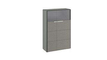 Шкаф Наоми комбинированный двухстворчатый, цвет Фон серый, Джут ТД-208.07.29 в Туле