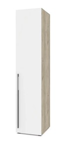 Одностворчатый шкаф С11, Серый дуб/Белый в Туле