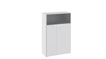 Распашной шкаф Наоми комбинированный двухстворчатый, цвет Белый глянец ТД-208.07.29 в Туле