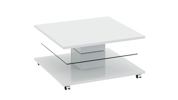 Квадратный столик Diamond тип 1 (Белый глянец) в Туле