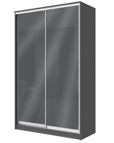 Шкаф Хит-22-4-12/2-22 с цветным стеклом, темно-серый 073, Графит в Туле