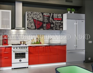 Кухонный гарнитур фотопечать Пицца 2,0 в Туле