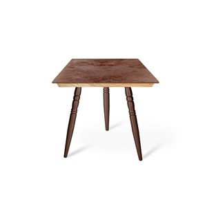 Керамический кухонный стол SHT-TU15 (3 шт.)/ТT8 60/60 (медный металлик/прозрачный лак/коричневая сепия) в Туле