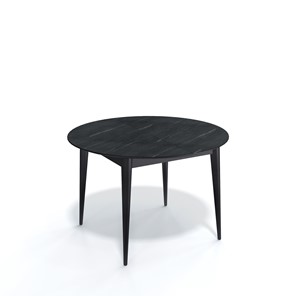Круглый стол Kenner W1200 (Черный/Мрамор серый) в Туле