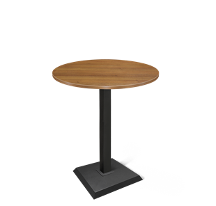 Барный стол SHT-TU5-BS2/H110 / SHT-TT 80 ЛДСП (орех/черный) в Туле