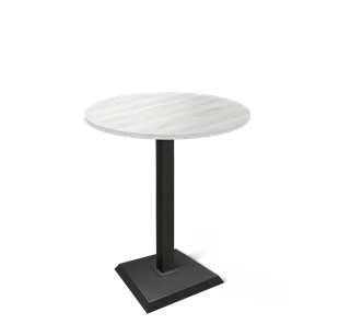 Маленький обеденный стол SHT-TU5-BS2/H110 / SHT-TT 80 ЛДСП (сосна касцина/черный) в Туле