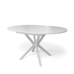 Стеклянный кухонный стол Kenner B1300 (Белый/Стекло белое сатин) в Туле
