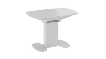 Стеклянный стол Портофино (СМ(ТД)-105.01.11(1)), цвет  Белый глянец/Стекло белое в Туле
