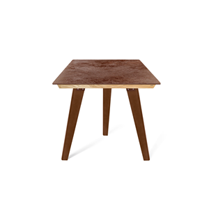 Керамический кухонный стол SHT-TU16 (3 шт.)/ТT8 60/60 (темный орех/прозрачный лак/коричневая сепия) в Туле