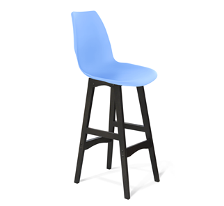 Барный стул SHT-ST29/S65 (голубой pan 278/венге) в Туле