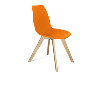 Кухонный стул SHT-ST29/S39 (оранжевый ral2003/прозрачный лак) в Туле