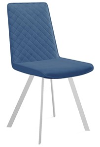 Кухонный стул 202, микровелюр B8 blue, ножки белые в Туле