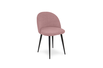 Обеденный стул Brendoss Лайт розовый черные ножки в Туле