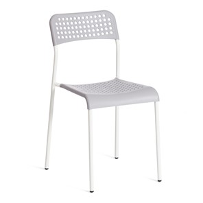 Кухонный стул ADDE (mod.C-049) металл/пластик, 39х49х78, Grey (серый) /White (белый) арт.19256 в Туле