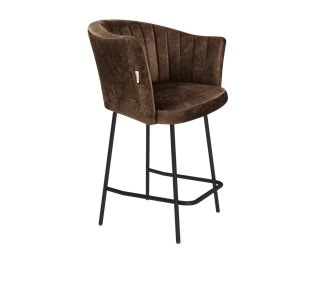 Полубарный стул SHT-ST42-1 / SHT-S29P-1 (кофейный трюфель/черный муар) в Туле