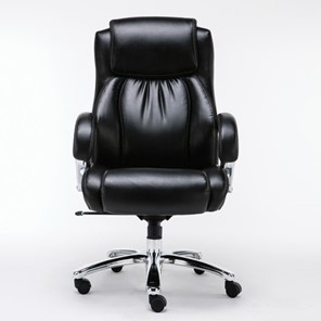 Кресло компьютерное Brabix Premium Status HD-003 (рециклированная кожа, хром, черное) 531821 в Туле