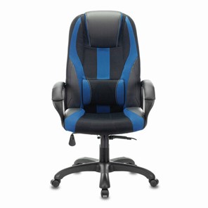 Компьютерное кресло Brabix Premium Rapid GM-102 (экокожа/ткань, черное/синее) 532106 в Туле