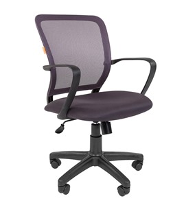 Компьютерное кресло CHAIRMAN 698 black TW, ткань, цвет серый в Туле