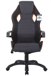 Компьютерное кресло Brabix Techno Pro GM-003 (ткань, черное/серое, вставки оранжевые) в Туле