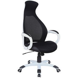 Офисное кресло Brabix Premium Genesis EX-517 (пластик белый, ткань/экокожа/сетка черная) 531573 в Туле