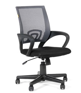Офисное кресло CHAIRMAN 696 black Сетчатый акрил DW63 темно-серый в Туле