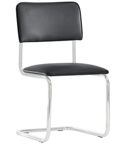 Офисный стул Sylwia chrome P100, кож/зам V4 в Туле