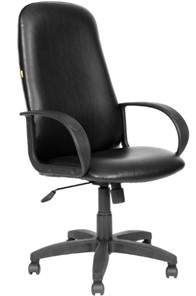 Кресло компьютерное CHAIRMAN 279, экокожа, цвет черный в Туле
