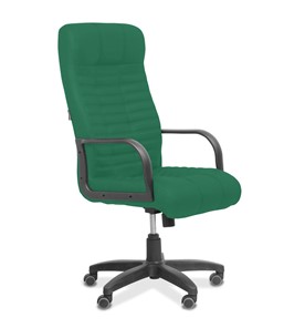 Офисное кресло для руководителя Атлант, ткань TW / зеленая в Туле
