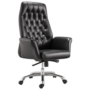 Офисное кресло BRABIX PREMIUM "Legacy EX-750", синхромеханизм, алюминий, экокожа, черное, 532492 в Туле