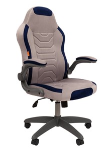 Офисное кресло CHAIRMAN Game 50 цвет TW серый/синий в Туле