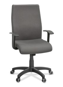 Офисное кресло для руководителя Like, ткань TW / серая в Туле