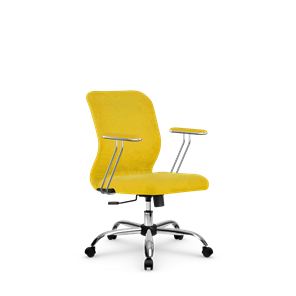 Офисное кресло SU-Mr-4/подл.078/осн.003 желтый в Туле