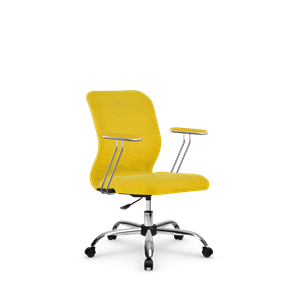 Офисное кресло SU-Mr-4/подл.078/осн.006 желтый в Туле