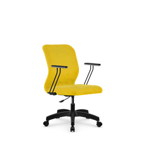 Кресло офисное SU-Mr-4/подл.110/осн.005 желтый в Туле