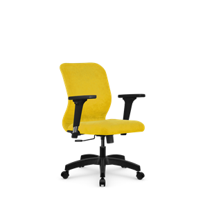 Кресло компьютерное SU-Mr-4/подл.200/осн.001 желтый в Туле