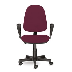 Кресло офисное Brabix Prestige Ergo MG-311 (регулируемая эргономичная спинка, ткань, бордовое) 532422 в Туле