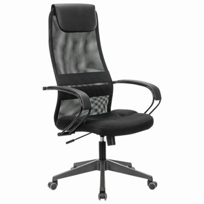 Кресло офисное Brabix Premium Stalker EX-608 PL (ткань-сетка/кожзам, черное) 532090 в Туле
