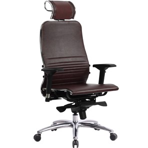 Кресло офисное Samurai K-3.04 темно-бордовый в Туле