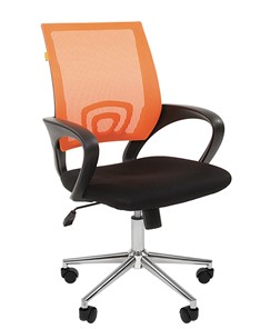 Офисное кресло CHAIRMAN 696 CHROME Сетка TW-66 (оранжевый) в Туле