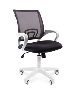 Кресло компьютерное CHAIRMAN 696 white, tw12-tw04 серый в Туле