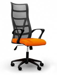 Кресло компьютерное ДамОфис 5600, оранж/черное в Туле