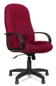 Кресло компьютерное CHAIRMAN 685, ткань TW 13, цвет бордо в Туле