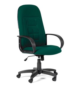 Кресло компьютерное CHAIRMAN 727 ткань ст., цвет зеленый в Туле