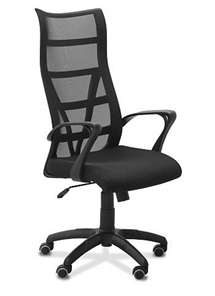 Кресло офисное ДамОфис 5600, черное в Туле