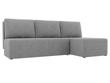 Угловой раскладной диван Поло, Серый (рогожка) в Туле